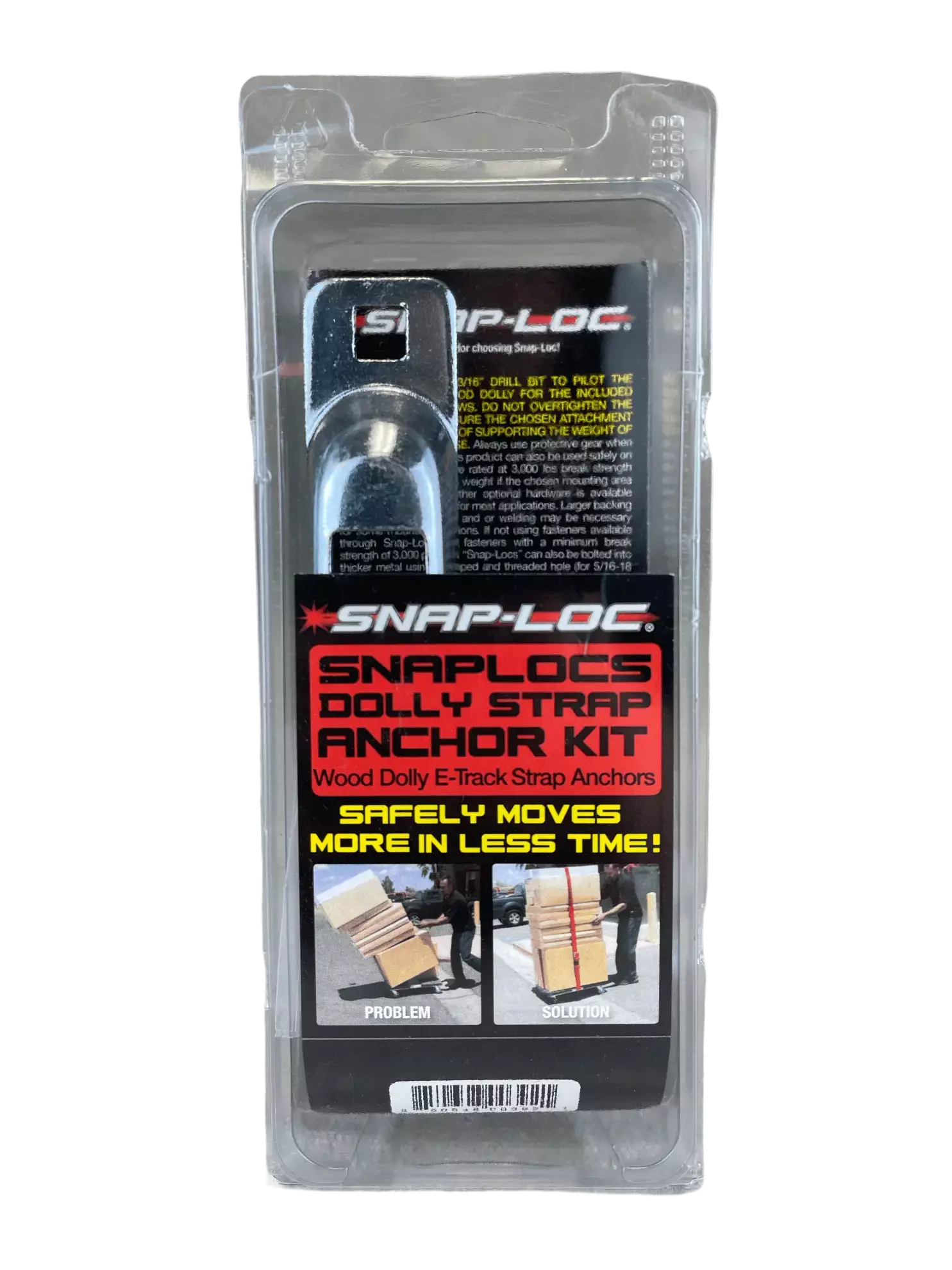 Picture of Wood Dolly Strap Anchor Kit, Steel