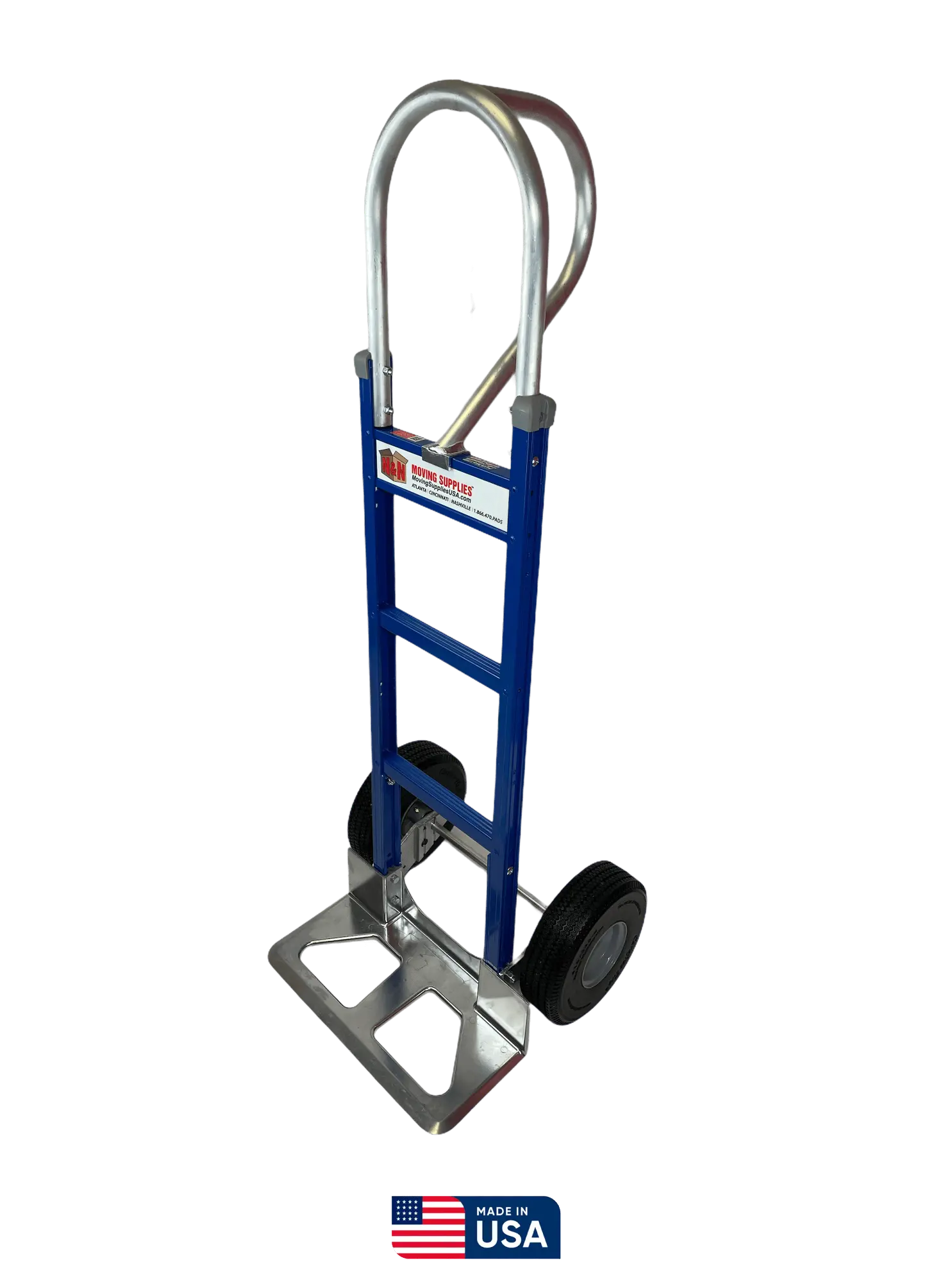 Picture of Blue Liberator Aluminum Hand Truck - Cutout Nose Plate